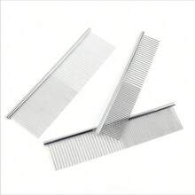 Stainless Steel Pet Grooming Brush, Gently Removes Loose & Matted Fur For Dogs & Cats - Multicolor - View 9