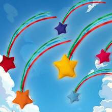 12PCS Star Bean Bags Toss For Nylon Cornhole Bean Bags For Tossing With 1 Carry Bag Colorful Bean Bag With Ribbons For Cornhole Toss Game Set Party Carnival Game Outdoor Toy SuppliesChildren's Growth Games, Fun And Joyful, Essential For Childhood - 12pcsStarBeanBags - View 7