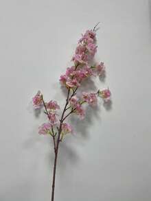 1 Piece/2 Pieces/3 Pieces, Artificial Cherry Blossoms, Peach Blossoms, 106 Cm Long, 4 Branches Per Plant, Artificial Plants, Green Artificial Plants, Polyester Fabric, Durable, Modern And Simple Style - Multicolor - View 15
