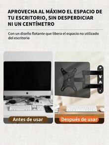 2 piezas Colgador de TV plegable para interiores RV, soporte para Monitor de 10 A 26 ulgadas,Soporte de Pared para TV de Movimiento Completo Compatible con TVs de 10-26 "con e Inclinación, Ajuste sin Herramientas, Brazo Articulado de Alta Resistencia,Apto para Pantallas de hasta 12KG - Instalación para Cine y Pantallas Anchas, elevador de techo para coche, cocina ajustable, comedor, caravana, habitación, soporte para TV - 2 piezas - Ver 9