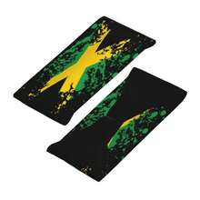 Jamaica Flag Jamaican Sports Headband,Breathable Sport Yoga Workout Turban Sweatbands For Women Men Hair Accessories - 牙買加-6 - 查看 5
