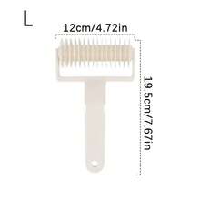 1pc Dough Cutters, Wheel Cutters, Plastic Dough Roller And Pizza Roller Cutters, Baking Tools, Household Kitchen Accessories - White - View 10