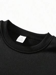 Disney Toy Story "You've Got A Friend In Me" Graphic Hoodie - Round Neck, Casual Summer Top, Suitable For Both Boys And Girls. Perfect For Holiday Parties, Gatherings, Outdoor Activities, And Everyday Casual Wear. - màu đen - Xem 3