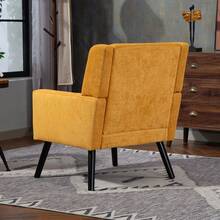 Home Theater Seating - Yellow + Upholstered - View 4