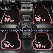 4 piezas/2 piezas Alfombrillas para coche con diseño geométrico - Cobertura completa - Duraderas y fáciles de limpiar - Adecuadas para la mayoría de sedanes, SUV y camionetas - estera del piso - Ver 1