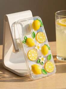 Molde de silicone com 1 unidade para limão e outras frutas de verão - Ideal para fundição de resina, decoração com argila polimérica, aplique para presilha de cabelo e artesanato DIY. - Rosa - Ver 4