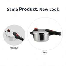 Stainless Steel Pressure Cooker 4 Litres Silver - Silver - View 6