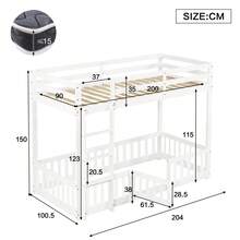 Bed Bases & Foundations - White + Solid Wood + 90cm*200cm - View 9