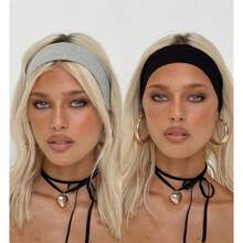 Headbands For Women 16 Pack Elastic Hair Bands, Non Slip Soft Cloth Fabric Head Bands, Fashion Women Headband - Multicolor - View 7