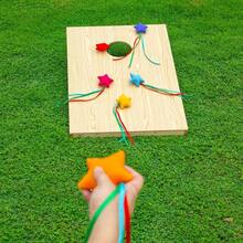 12PCS Star Bean Bags Toss For Nylon Cornhole Bean Bags For Tossing With 1 Carry Bag Colorful Bean Bag With Ribbons For Cornhole Toss Game Set Party Carnival Game Outdoor Toy SuppliesChildren's Growth Games, Fun And Joyful, Essential For Childhood - 12pcsStarBeanBags - View 8