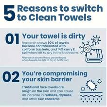 50 Counts Cleaning Towels, Disposable Face Towels, Biodegra Dable Makeup Remover Wipes,Super Extra Soft, Thick, Absorbent, Pearl Texture Facial Cleansing Cloths, Dual Textured & Smooth Sides - 50PCS - 查看 10