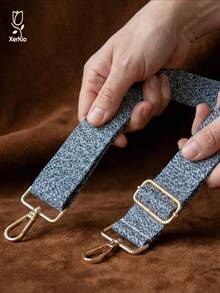 54英寸极简编织替换包带，柔软面料，可调节，适用于手提包和托特包 - 彩色 - 查看 7