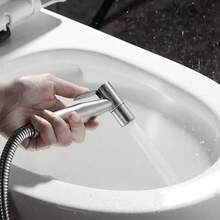 Handheld Bidet Sprayer Set - Portable Travel Bidet Sprayer With 3 Meters Hose, 1-To-2 Water Splitter, Tape, And Adjustable Wall Mount Bracket - 304 Spray Gun - View 8