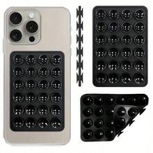 1pc Silicone Mobile Phone Anti-Slip Sucker, Double-Sided Silicone Sucker, Mobile Phone Anti-Slip Sticker, Mobile Power Back Sticker Sucker.(Ramadan Phone Accessories) - Multicolor - View 6