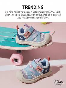 Disney 1 Pair  Collaboration Children's Sneakers, Suitable For Daily Wear, Festivals, Sports, Outdoor Activities, Comfortable, Non-Slip, Breathable (Boys' Sneakers, Boys' Skate Shoes, Children's Sneakers, Girls' Sneakers, Girls' Skate Shoes) - Purple - View 2
