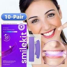10对紫色牙齿美白贴，深层清洁，口腔护理，清新口气，旅行居家两用美白贴 - 紫色牙貼-10對 - 查看 1