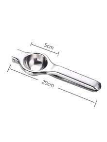 1个全新不锈钢手动柠檬榨汁器，多功能厨房家用水果榨汁器 - 彩色 - 查看 9