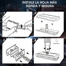 Rastrillo Clásico Barbero Desarmable Ecológico Acero Inoxidable,41148751 - Multicolor - Ver 5