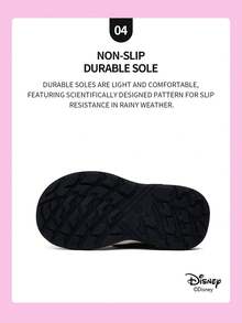 Disney 1 Pair  Collaboration Children's Sneakers, Suitable For Daily Wear, Festivals, Sports, Outdoor Activities, Comfortable, Non-Slip, Breathable (Boys' Sneakers, Boys' Skate Shoes, Children's Sneakers, Girls' Sneakers, Girls' Skate Shoes) - Black - View 6