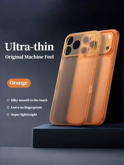 New Luxury Ultra-Thin Frosted Phone Case, Compatible With IPhone 17 Pro Max, Air, 16, 15, 14 Plus, 13, 12, 11 Pro Max, Transparent/Semi-Transparent Shock-Proof Ultra-Thin Lens Protection Cover