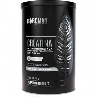 Bloom Nutrition Creatina Monohidratada de Alta Pureza En Polvo Sin Sabor, Preworkout, Alto Rendimiento | 90 Servicios | 450g.