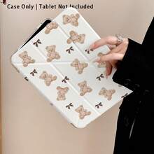 可爱小熊元素蝴蝶结亚克力平板保护套，兼容华为Matepad SE 11/Matepad 11/Matepad Pro 11英寸、12.2英寸/Matepad Air 12英寸，荣耀平板8/9/10，荣耀GT 11.5英寸/X7/X8A/X9/X8Pro/X9Pro/V9/V8 Pro，苹果第十代/11 2025 (A16)，A9/A9+/A11/S11/S10 FE，春季礼物 - 彩色 - 查看 7