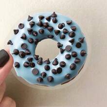 50 Pieces Transparent INS Cartoon Donut Stickers - Waterproof Clear PET Handbook Materials & Decorative Decals For Guitars - 50PCS - View 5