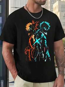 Bakugo X Deku T Shirt – Anime Tee – MHA Gift Shirt - 紅色 - 查看 2