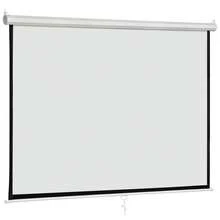 Projection Screen Manual Pull Down Projector Movie Screen 72/80//120 - 100" (16:9) Đen - Xem 3