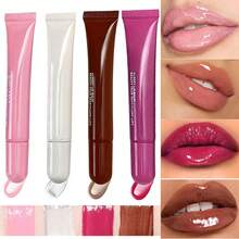 4pcs Lip Butter Balm - Conditioning Lip Mask And Lip Balm For Instant Moisture, Shine And Hydration - Sheer-Tinted, Soothing Lip Care - 多種 - 查看 3