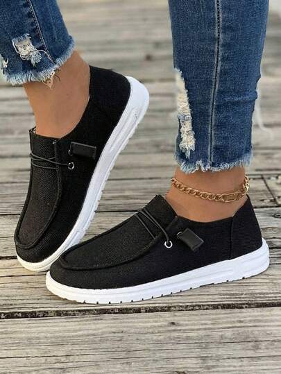 Women's Retro Thick Sole Loafers - Black/Gray Comfort Shoes For Work  Retro Thick Sole Loafers - Comfort Casual Shoes For Women  Comfortable Retro Thick Sole Loafers - Shoes For Outings & Office  Everyday Retro Thick Sole Loafers - Comfort Casual Shoes  Plus Size Retro Thick Sole Loafers - Comfort Casual Shoes