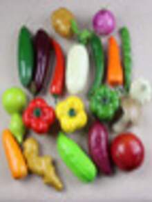 12/4pcs Realistic Vegetable Decor, Lifelike Potato, Pumpkin, Carrot And Chili Decorations, Suitable For Home, Exhibition, Desk, Room Decor - Multicolor - View 8