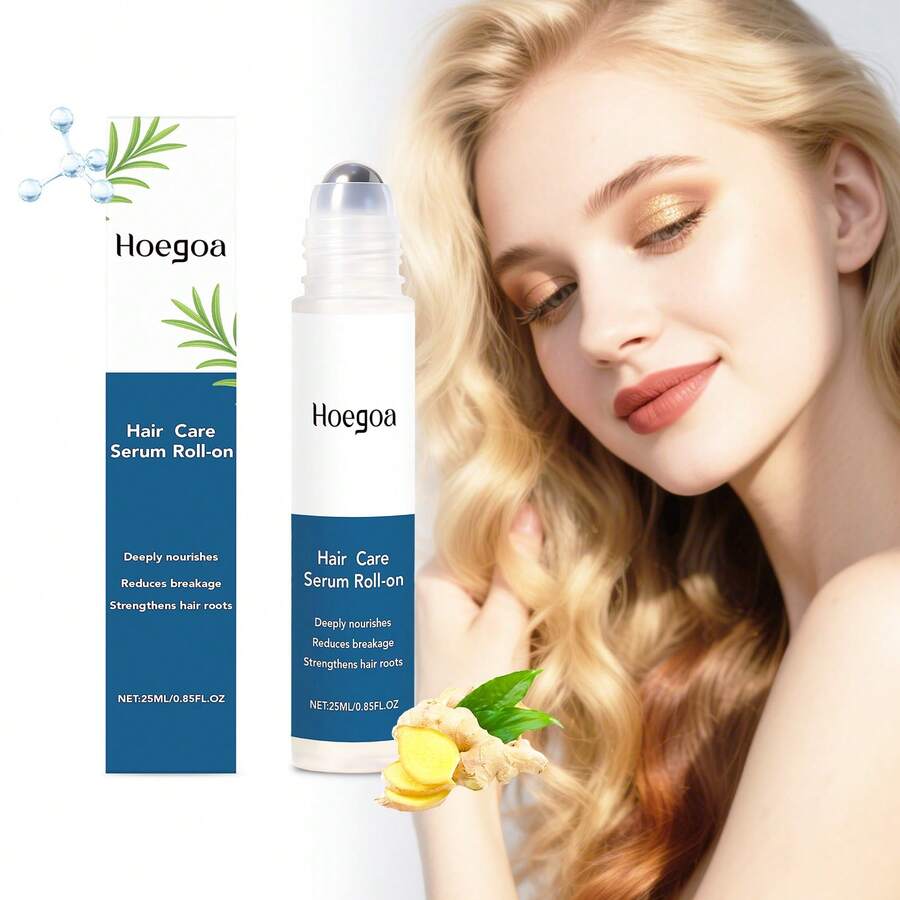 Hoegoa Head Care Essence Gently Moisturize Scalp Massage Daily Hair Smoothing Care Ball Essence Oil