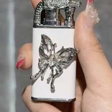 Unique Alligator - Inspired Lighter: Premium Dual - Flame, Windproof & Stylish!A  Gift For Your Partner (Without Butane) - 鱷魚蝴蝶 - 查看 11