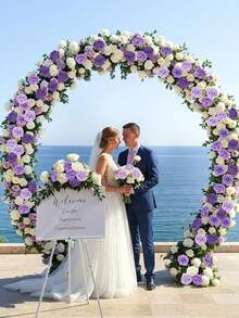 5/10/15/20/25/30朵人造绿色泡沫玫瑰花，带茎，适合DIY婚礼花束、新娘送礼会装饰、家居装饰（仅OPP袋包装，无盒子） - 彩色 - 查看 9