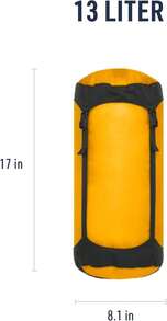 Sacca di compressione Ultra-SIL Sea To Summit, ultraleggera per uso all'aperto e per il viaggio - Arancione - Visualizzare 2