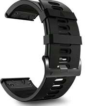 OFNRBRF 22/26mm Sport Silicone Band Compatible with Garmin Fenix8/7X/7 Pro/7/6 Pro/6/5 Plus/5,Quick-Fit Strap for Fenix E/Forerunner965 955/Descent G1/Approach S60 S62/epix Pro 47MM/quatix 7Pro - Azul y blanco - Ver 22