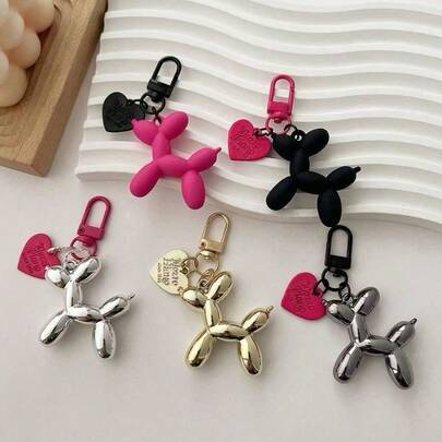 1pc Love Balloon Dog Keychain Couple Keychain Personalized Pendant Bag Ornament