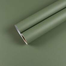 Self-Adhesive Film Green Matt Thickened Sticker Furniture Kitchen For Cupboards Tables Wall DIY Renovation Wallpaper - 1PC - View 6
