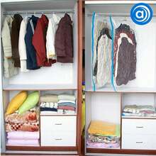 6 X STRONG VACUUM STORAGE SPACE SAVING BAGS VAC BAG SPACE SAVER VACCUM VACUM-BAG - transparente - Ver 11