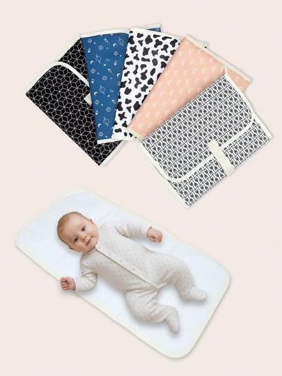 1pc Foldable Portable Waterproof Changing Pad, Convenient For Outdoor Use And Easy To Store