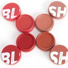 Creamy Blush In Coral, Rosy Shade, Flawless Finish Makeup, Febella - 01 - View 3
