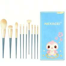 10PCS Makeup Brushes Set, Makeup Brush Travel Foundation Eyeshadow Concealers Contouring Blending Brushes Professional Synthetic Bristles Make Up Brushes, Makeup Brush Cosmetic Powder Eye Shadow Foundation Blush Blending Beauty Make Up Brush Classic And Minimalist Tools - Multicolor - View 6