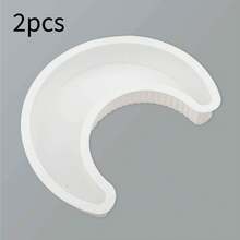 Silicone Crescent Moon Shaped Baking Mold Set - Large Crescent Cake Mold | DIY Creative Dessert Tools Suitable For Holidays, Parties And Ramadan - Multicolor - View 9