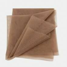 Malla de encaje suizo para manualidades de pelucas, gorros de peluca superiores invisibles de 0,91 y cierres frontales, perfecta para extensiones de cabello de pelucas personalizadas - Marrón claro - Ver 3