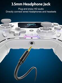 Tay cầm chơi game không dây tương thích với IOS/Android/PC/Switch, có màn hình LED. - Dành cho P4/Switch/PC/iOS/Android - Xem 11
