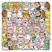 63张传统中国生肖贴纸 - 经典动物图案，适用于日记本、行李箱、计划本和收藏 - 63件 - 查看 10