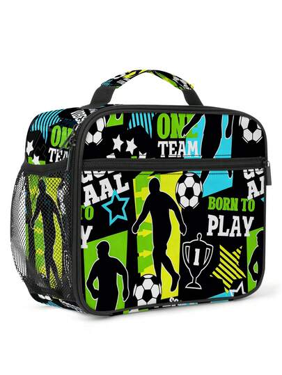 Kids Lunch Box Insulated Soft Bag Back To School Lunch Bag Lunch Boxes Reusable Insulated Portable Lunch Box Unisex Leak Proof Cooler Tote Bag