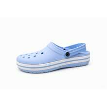 Adult Women's And Men's Lightweight And Comfortable Sandals For Girls And Boys, Simple Beach Casual Sandals With Openwork Fabric, Beach Babouche, Holiday, School, Home, Outdoors - 淺藍色/淺藍色 - 查看 2