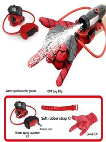 Cross-Border Spider Water Gun, Wrist Water Gun Launcher, Water Toy Gun, Manual Pump Repeating Toy, Wearable Arm Water Gun Launcher, Hero Wrist Water Gun Launcher, Water Toy, Swimming, Swimming Pool, Swimming Pool Games, I Play, Games, Group Games - Multicolor - View 12